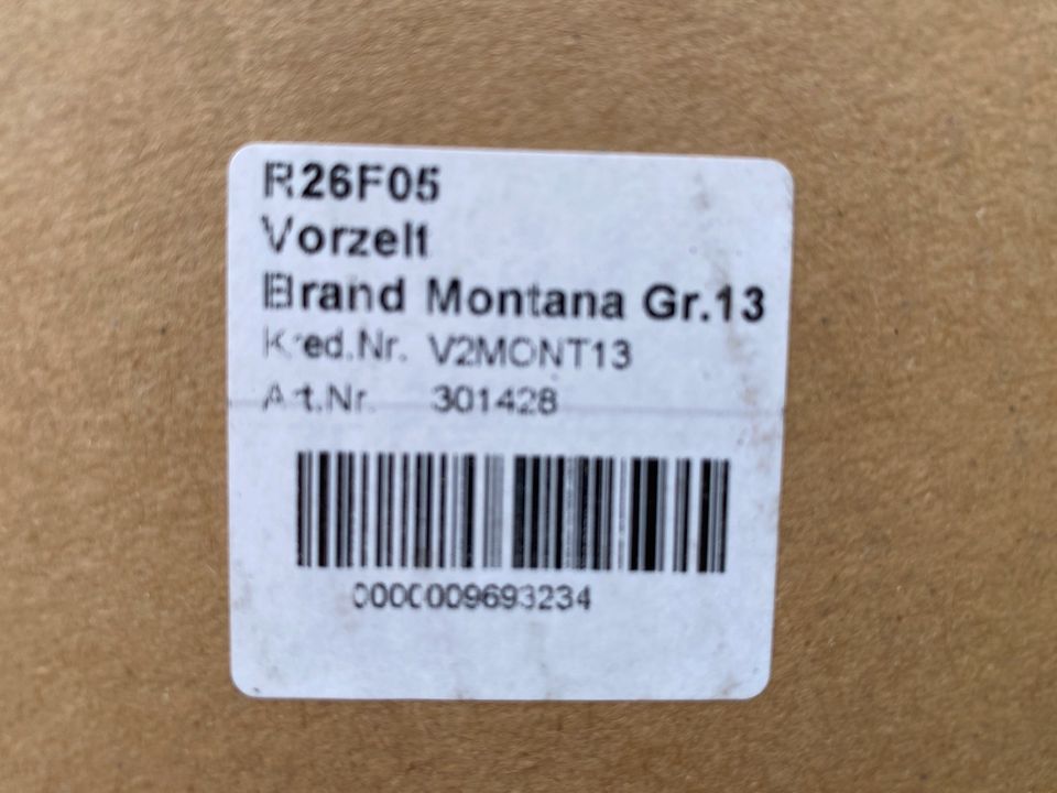 Vorzelt Brand Montana Gr. 13 in Unterhaching