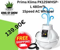 Prima Klima PK125WHSP-L 480m³h, Ø125mm 1Speed AC Whisper Baden-Württemberg - Bretten Vorschau