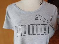 Puma neuwertiges  damen-shirt gr. 40, grau mit Muster aufdruck Bayern - Arnstorf Vorschau
