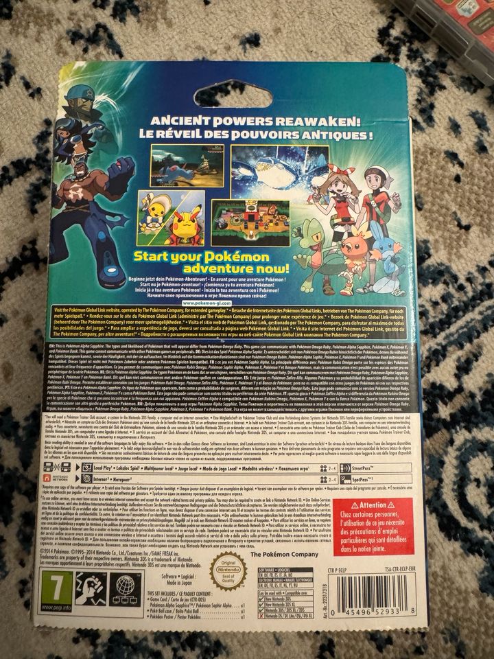Pokémon Alpha Saphir Nintendo 3ds Spiel Starter Box Limited in Essen