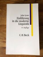 John Lyons Einführung in die Moderne Linguistik 8. Auflage München - Schwabing-West Vorschau