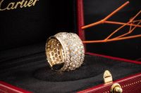 Cartier Ring Nigeria 750er Gelbgold mit Diamanten Brillanten OVP Nordrhein-Westfalen - Wegberg Vorschau