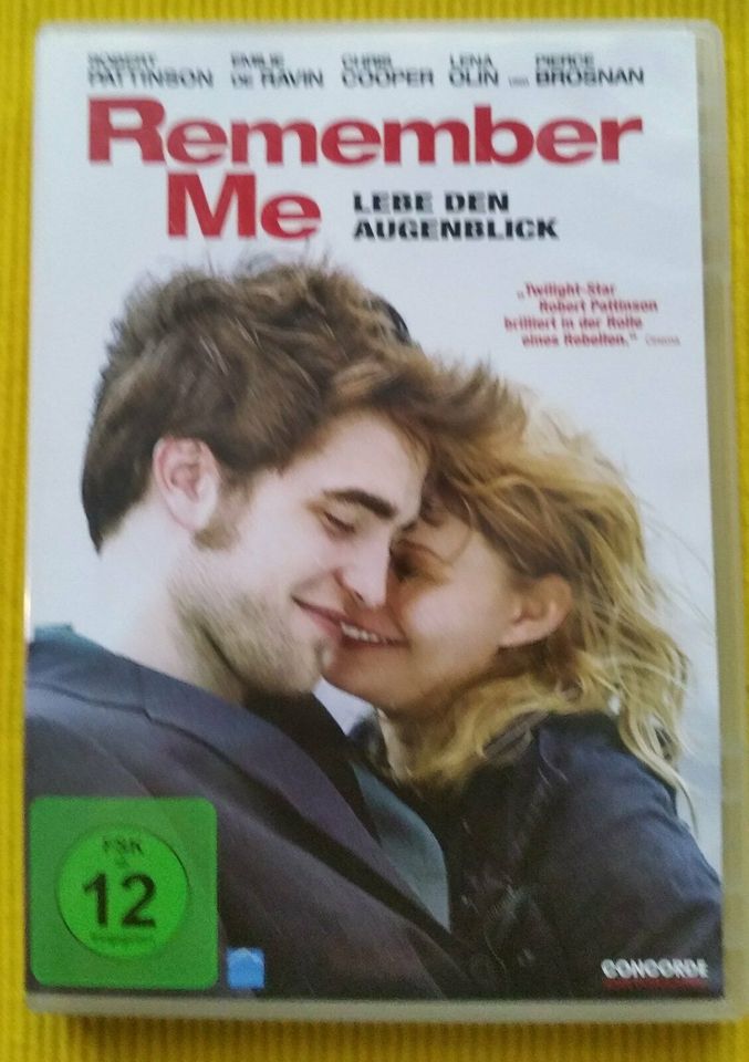 DVD „Remember Me – Lebe den Augenblick“  Liebesfilm * Drama in Römhild