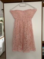 Neuwertig Damen Kleid mit Spitze ohne Träger rosa Gr. XS Nordrhein-Westfalen - Bad Laasphe Vorschau