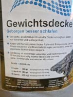 Gewichtsdecke 10 Kg Nordrhein-Westfalen - Düren Vorschau