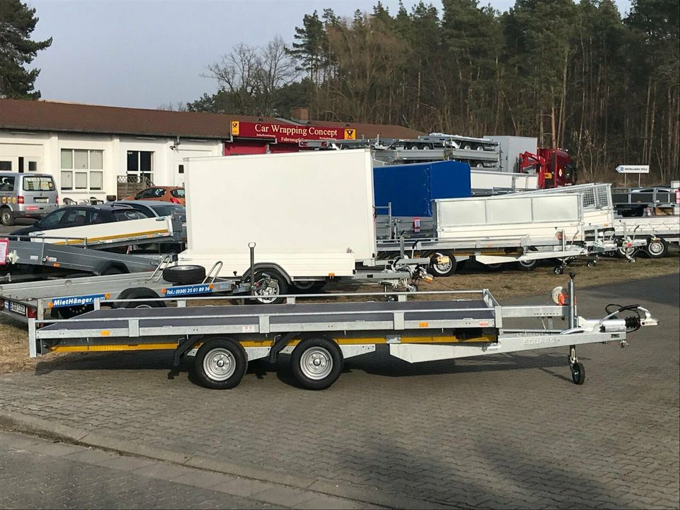 ⭐️ Eduard Auto Transporter 2700kg 406x200cm Rampen Winde 56 in Schöneiche bei Berlin