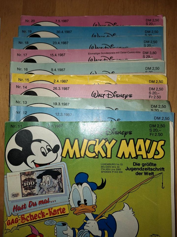 Micky Maus Comics, Jahr 1987 in Berlin