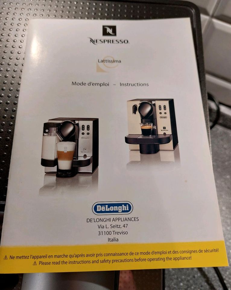 DeLonghi Nespresso Lattissima in Hanau