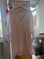 ZARA Bluse Tunika Kleid Weiß in XL Boho Hessen - Neu-Isenburg Vorschau