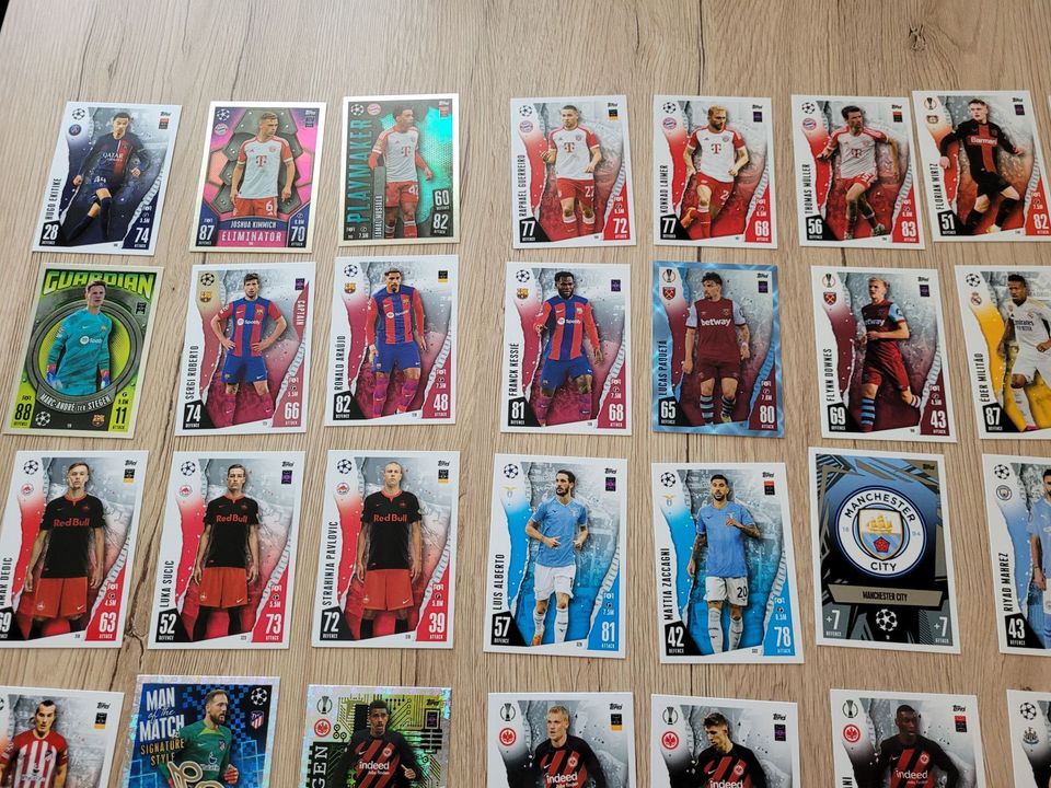 Match Attax 23/24 Champions League 2023/2024 - 52 Karten in Görlitz