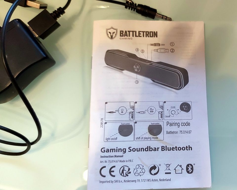 Battletron Gaming Soundbar Bluetooth in Nottuln