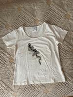T- Shirt Gr. 38/40 in creme mit Strass- Motiv von Amy Vermont Hessen - Habichtswald Vorschau