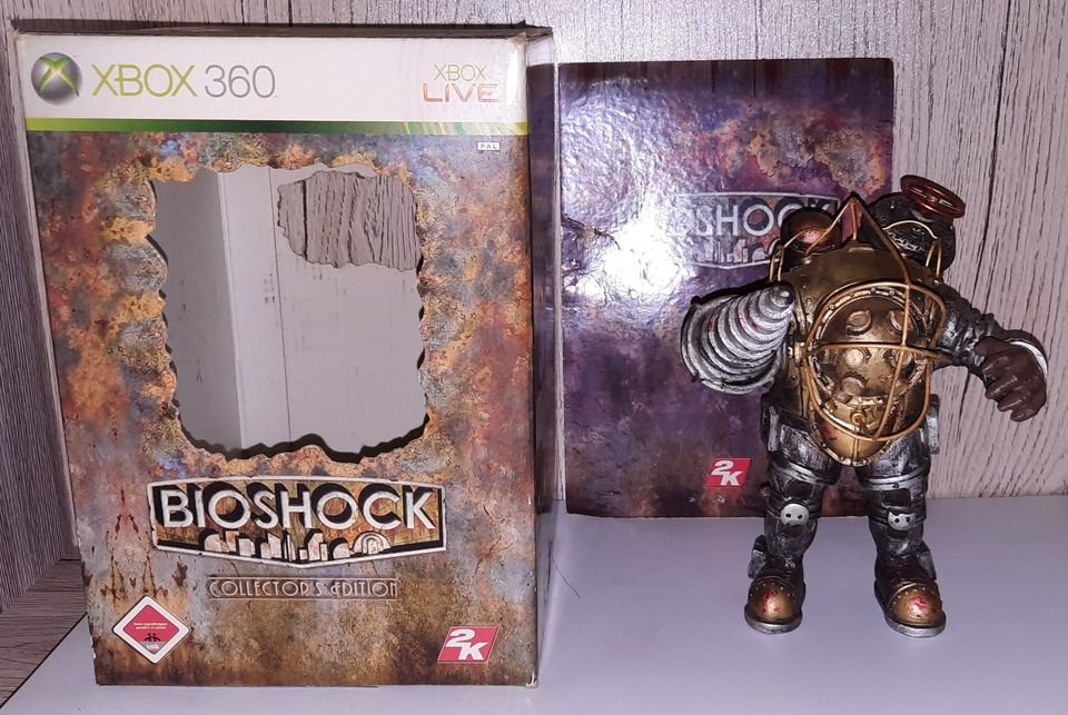 Detailgetreue Figur Big Daddy aus Bioshock mit OVP in Bad Berneck i. Fichtelgebirge