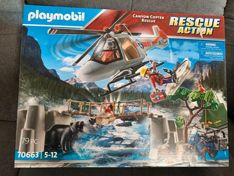 Playmobil 70663 Rescue action Rettungshubschrauber NEU in Miltenberg