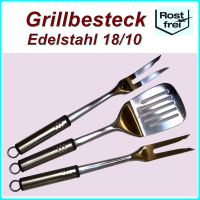 Grillbesteck 3-Teilig-Edelstahl 18/10 Brandenburg - Stahnsdorf Vorschau