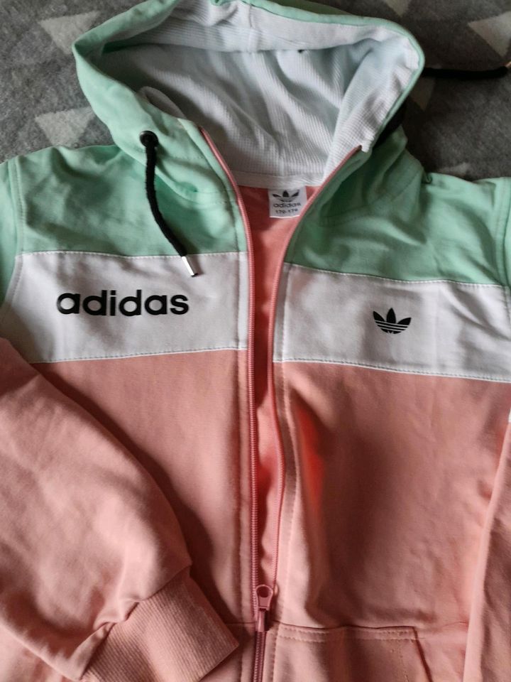 Adidas Sweatshirt Jacke  170-176 in Nottensdorf