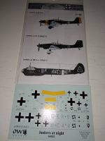 1:144 Decals  Me109 JG 300 Wilde Sau / Ju87 Junkers at Night Baden-Württemberg - Schönaich Vorschau