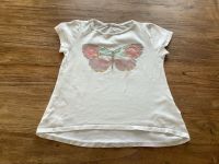 *H&M* T-Shirt Mädchen, Gr. 122/128, weiß/Schmetterling/Glitzer* Baden-Württemberg - Tiefenbronn Vorschau