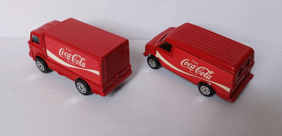 Corgi Juniors 1:64 US Chevy Van & Leyland Terrier 'Coca Cola' rot in Berlin