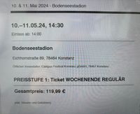 1 Ticket „REGULÄR“ Campus Festival Konstanz 2024 Baden-Württemberg - Ravensburg Vorschau