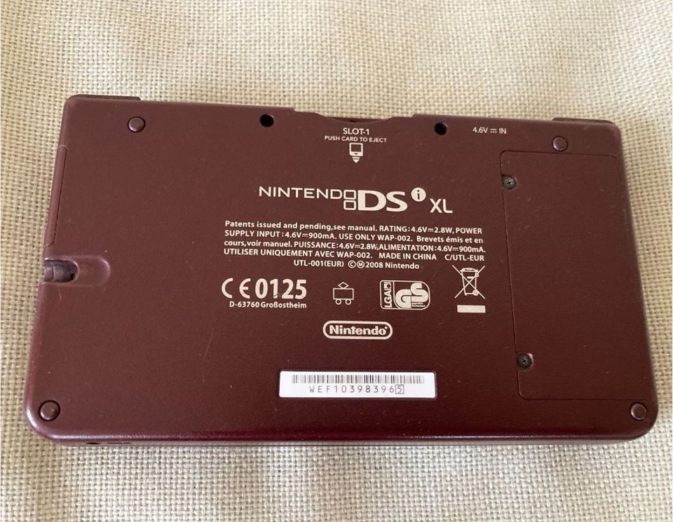 Nintendo DSi XL bordeaux Konsole funktionstüchtig in Bad Säckingen