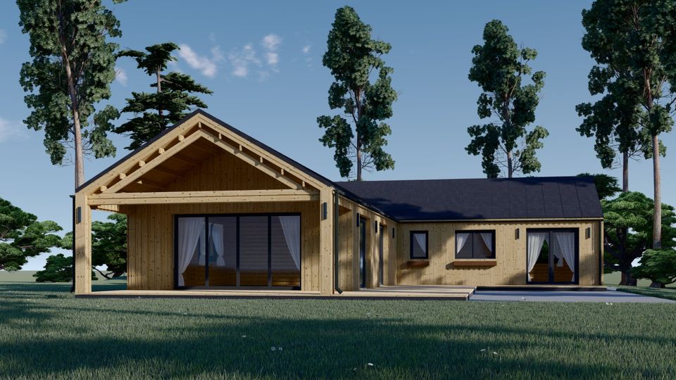 Hochwertiges Holzhaus - geräumig, nachhaltig, familienfreundlich in Kyritz