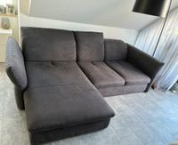 Couch grau -alle Module einzeln verstellbar mit Stauraum Nordrhein-Westfalen - Langenfeld Vorschau