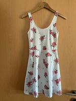 Weißes Kleid mit Blumenmuster Bayern - Landau a d Isar Vorschau