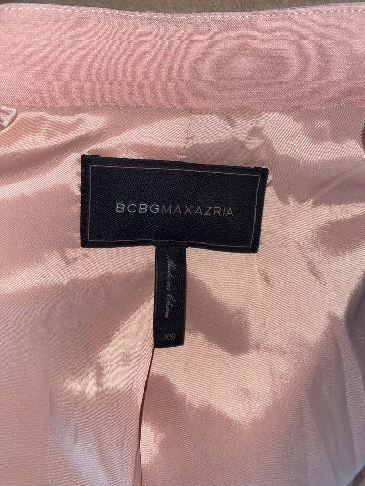 BCBGMAXAZRIA Blazer Jacke rosa nude XS 34 in Düsseldorf