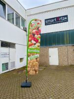 Beachflag Apfel & Kartoffel Fahne Werbung Kundenstopper Banner Nordrhein-Westfalen - Troisdorf Vorschau