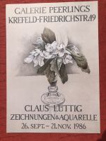 klaus lüttig galerie peerlings, ausstellungsplakat poster Nordrhein-Westfalen - Raesfeld Vorschau