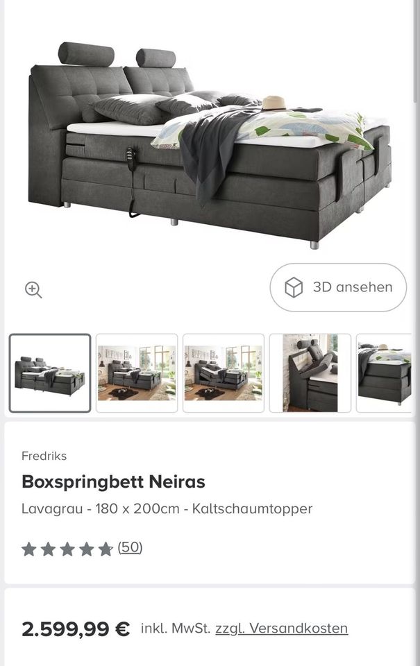 Boxspringbett Neiras in Wuppertal