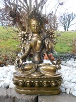 Buddha Bronze 1910gr 32cm China Indien Tibet Nepal Meditation Bayern - Hergensweiler Vorschau