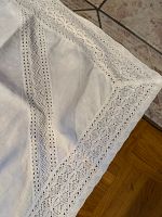 Leinen Tischdecke vintage Häkel Spitze weiß Shabby Aubing-Lochhausen-Langwied - Aubing Vorschau