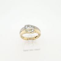 Brillantring Gelbgold Weißgold 585/14kt ca. 0,34 ct./si Schleswig-Holstein - Flensburg Vorschau