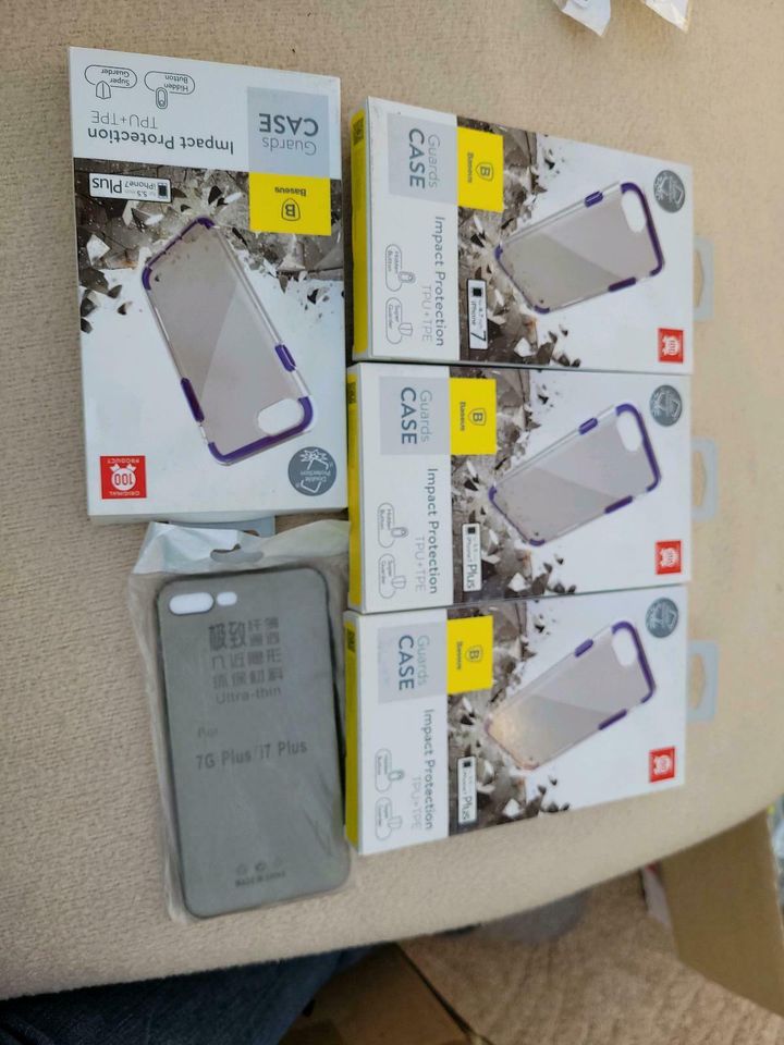 2x IPhone 7 Plus & 1x Iphone 7 Hülle Handyhülle Silikonhülle blau in Großenhain