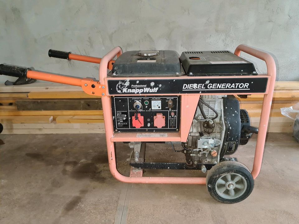 Notstromaggregat Stromerzeuger 5kva 5kw 230v in Burg