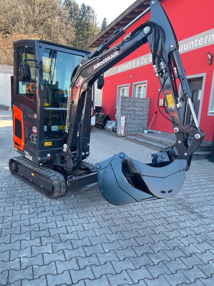 Minibagger EUROCOMACH 22SR 2,5to kaufen o. mieten in Großweil