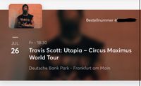 Travis Scott Stehplatz Utopia Circus Maximus 26.07. Frankfurt Niedersachsen - Braunschweig Vorschau