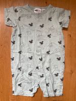 Kurzer Strampler Jumper Overall Mickey Mouse mintgrün Gr. 86 Bayern - Regensburg Vorschau