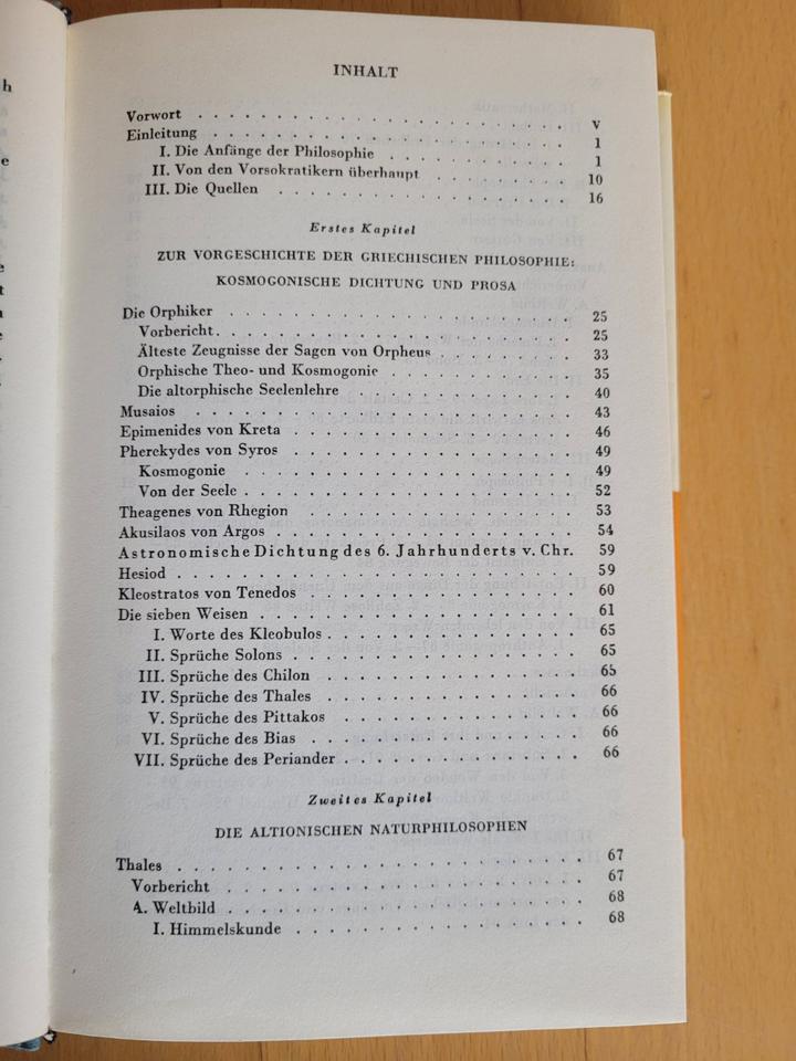 Wilhelm Capelle Die Vorsokratiker Kröner Verlag 1968 Bd. 119 in Mahlberg