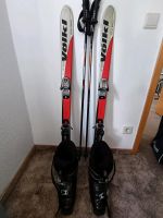 Nordica Skischuhe mit Tasche, Skier und Stöcker im Set Brandenburg - Mittenwalde Vorschau