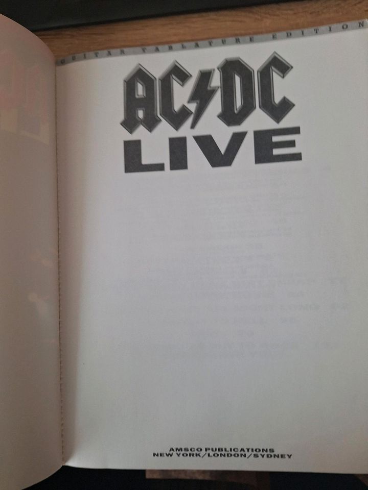 AC/DC Notenbuch, Songbuch in Wilkau-Haßlau