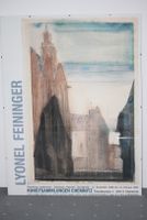 A2 Plakat, Lyonel Feininger, Ausstellung, Papier, Rahmen Leipzig - Lindenthal Vorschau