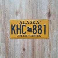 Alaska USA US Kennzeichen Nummernschild license plate Schild Bayern - Großmehring Vorschau