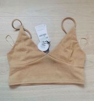 Stradivarius cropped top Bauchfreies Shirt bustier neu beige XS Kreis Pinneberg - Pinneberg Vorschau