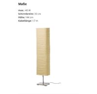 Ikea Standleuchte 144 cm hoch Edelstahl Hessen - Hofheim am Taunus Vorschau