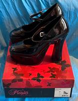 Pleaser Dolly Gr. 37,5 schwarz Lackpumps Lack Pumps Plateau Nordrhein-Westfalen - Gelsenkirchen Vorschau