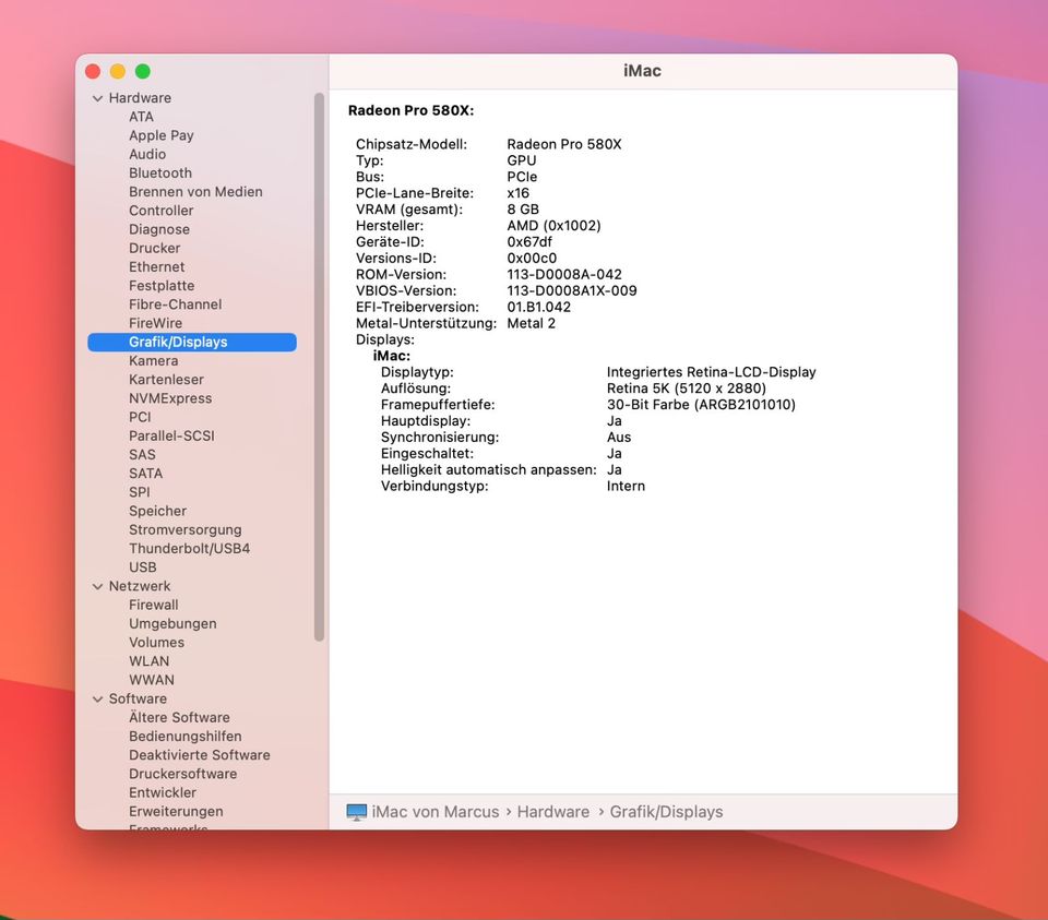 iMac 27“ 5K, i9, 2TB Fusion, 40 GB RAM, 2019 in Dresden