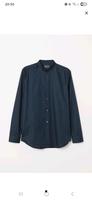 H&M Stehkragenhemd Premium Cotton Gr. XS Regular Fit Herren Hemd Hessen - Hanau Vorschau